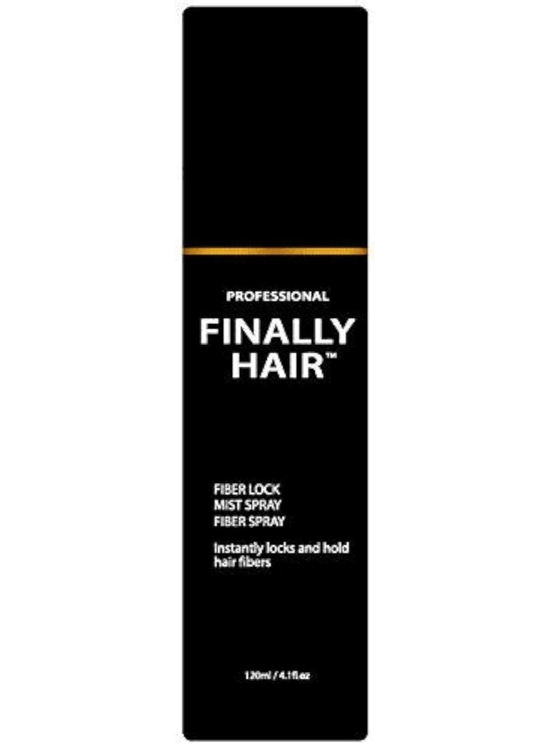 Finally Hair Fiber Lock Strong Holding Spray. Compatible/Replacement For Toppik, Xfusion, Febron, Bosley, Nanogen -Packaging May Vary