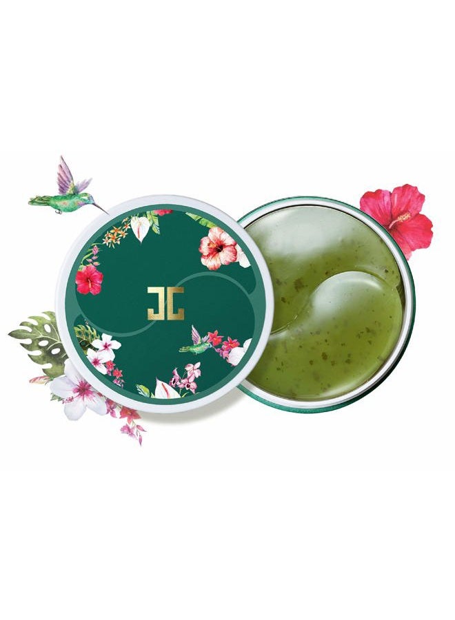 JAYJUN Green Tea Eye Gel Patch, Dark Circle, Puffy Eye, Under Eye Patch, 1.4g, 60 in Jar