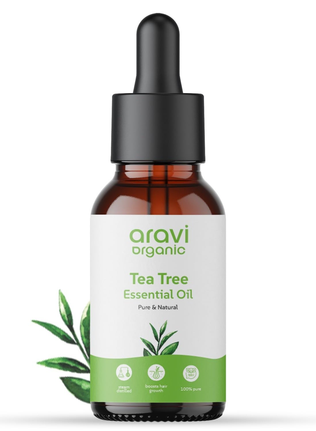 Aravi Organic Tea Tree Oil for Skin Acne 15ml