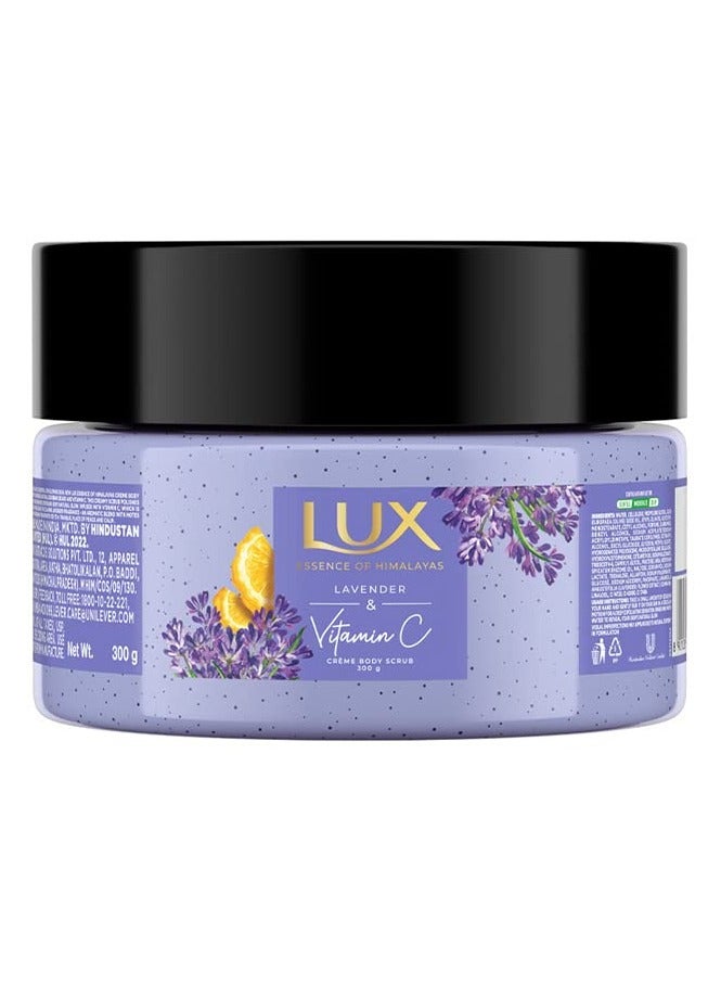 LAVENDER & VITAMIN C BODY SCRUB, 300gm