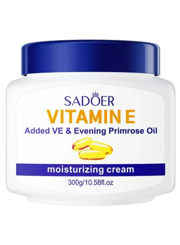 Vitamin E Added VE & Evening Primrose Oil Moisturizing Cream 300 g