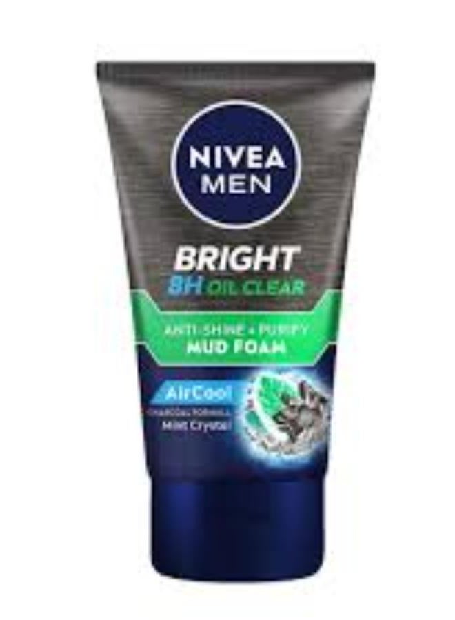 Bright 8H Oil Clear Anti Shine + Purify Mud Foam100 ml