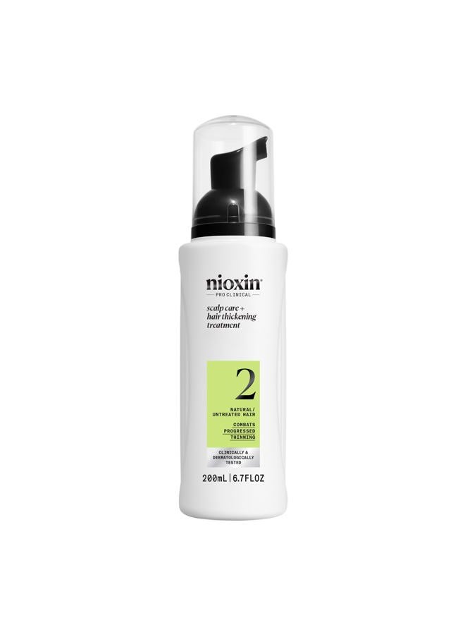Scalp + Hair Thickening System 2 Leave on Treatment, For Natural Hair with Progressed Thinning, 6.8 oz (Packaging May Vary)