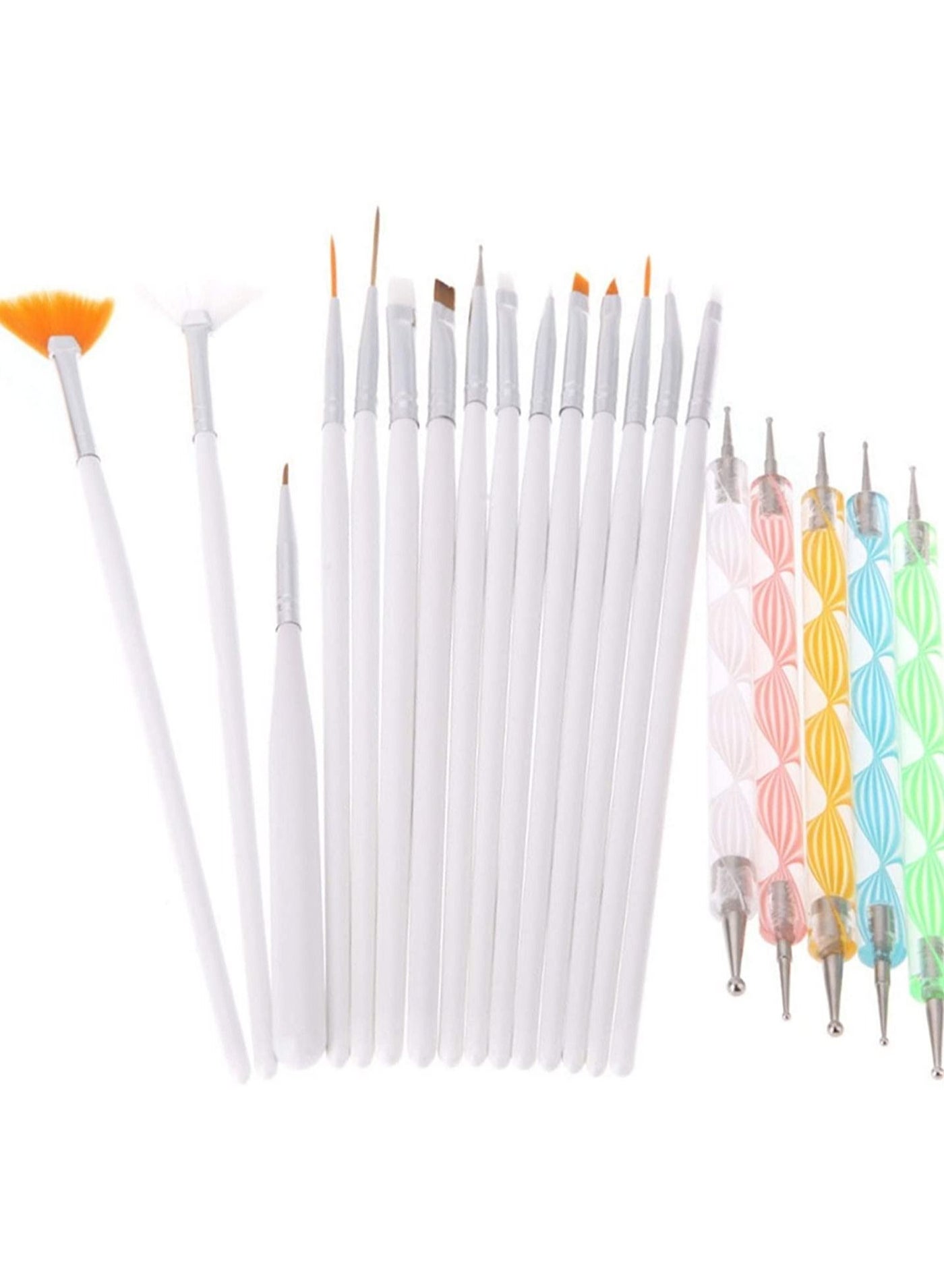 20-Piece Nail Art Pens Kit Painting Polish Design Tools Set