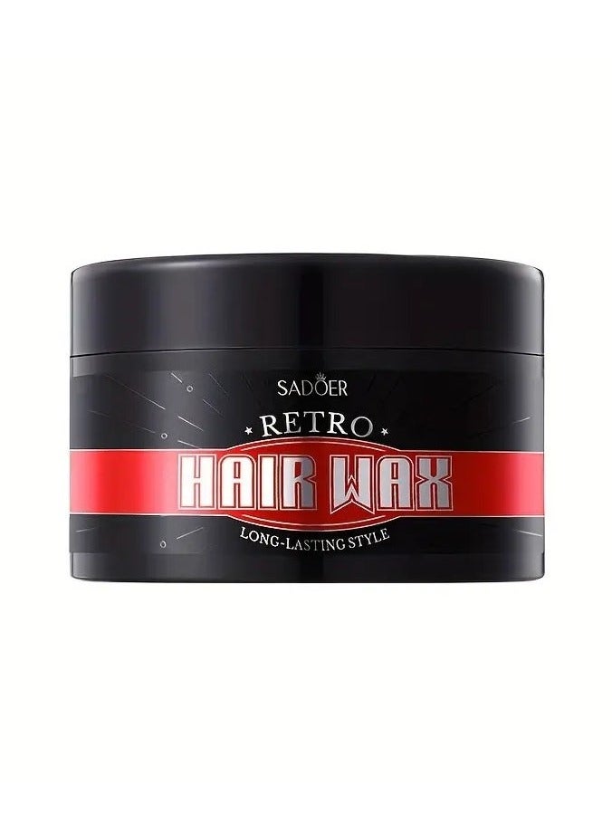 100g Premium Retro Hair Wax for Men - Long-Lasting, Strong Hold, Versatile Styling, Perfect for Normal Hair, Great Fathers Day Gift