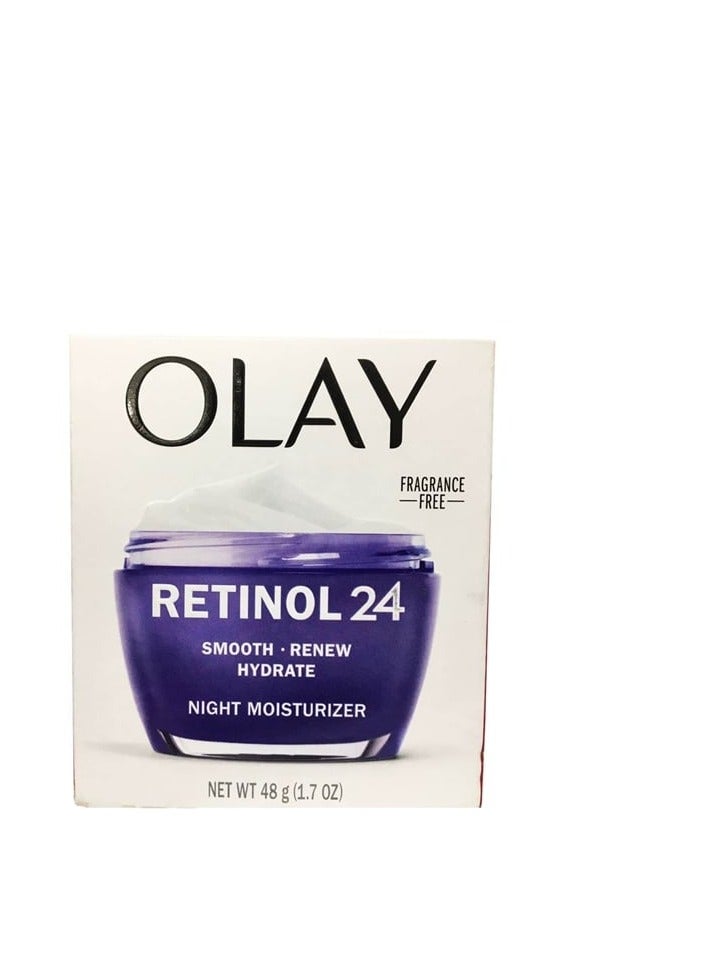 Retinol 24 Night Face Night Moisturizer Cream 1.7 oz