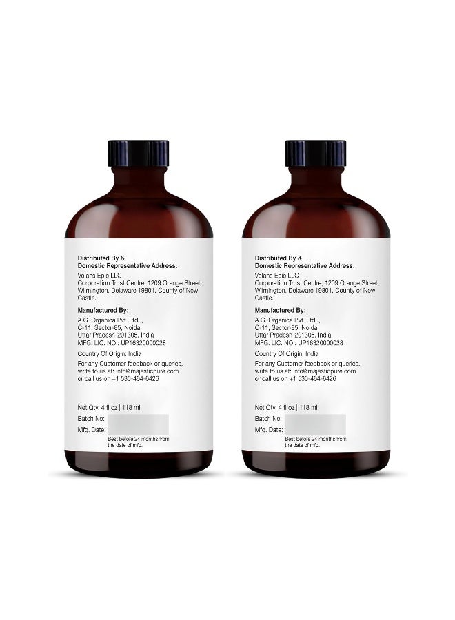 Majestic Pure Eucalyptus Essential Oil Pack of 2 | 118ml Each | 100% Pure & Natural | Aromatherapy, Diffuser, Humidifier, Skin Care & Massage | Stress Relief & Breathing Support | Premium Grade - image 5