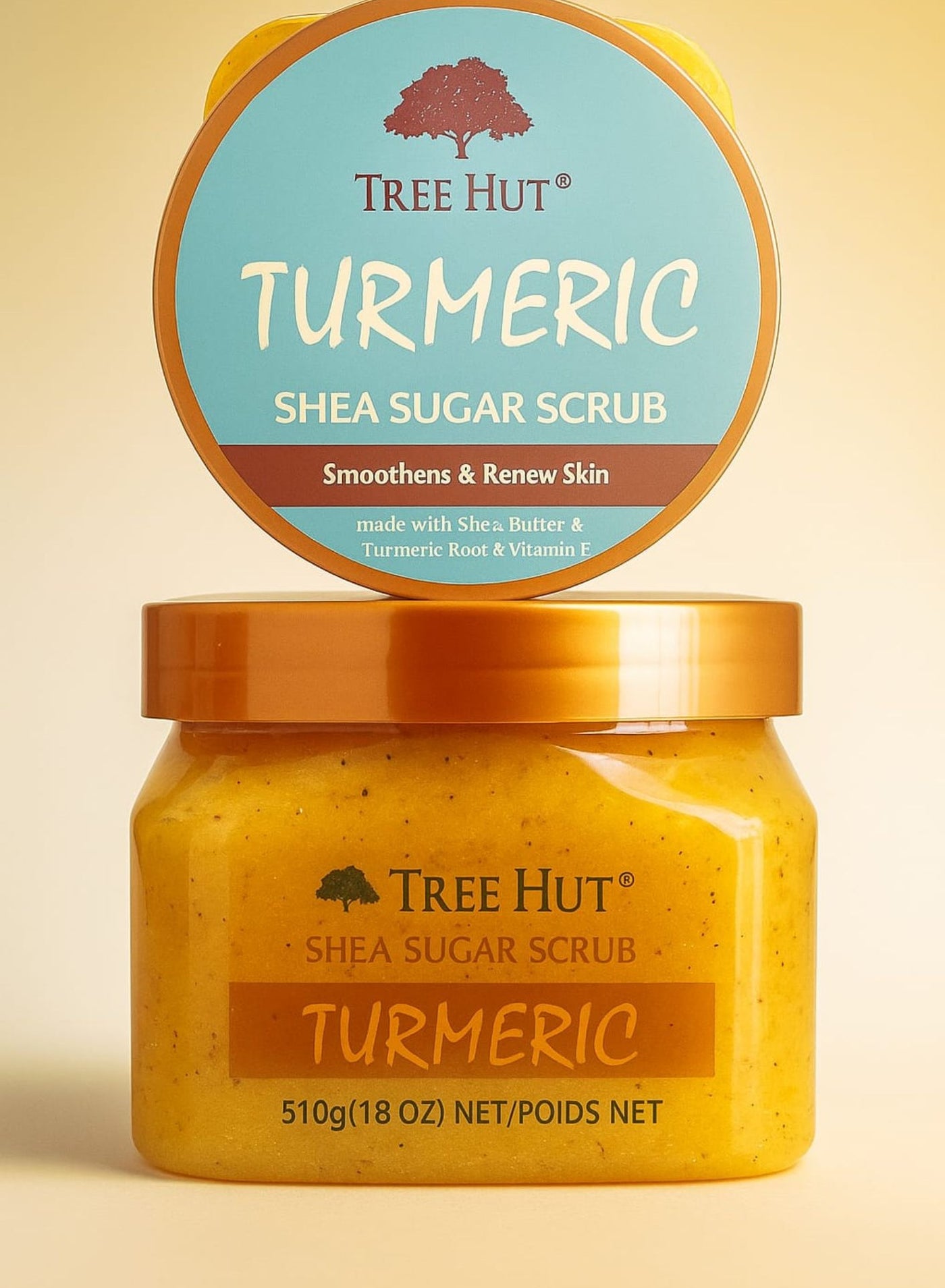 Turmeric Shea Sugar Scrub Smoothens & Renew Skin 510g