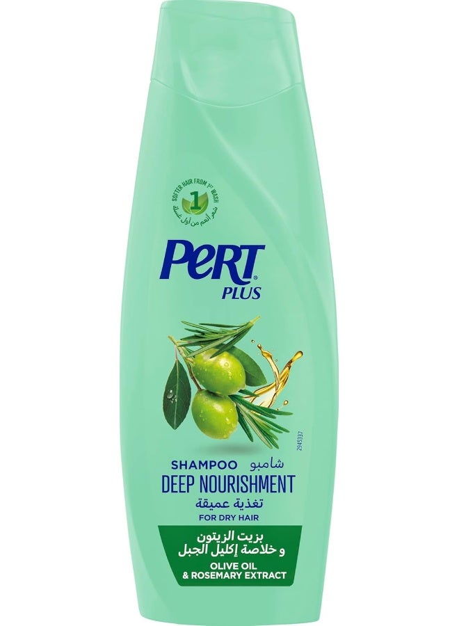 Pert Plus Deep Nourishment Shampoo with Olive Oil For Dry Hair 400ml