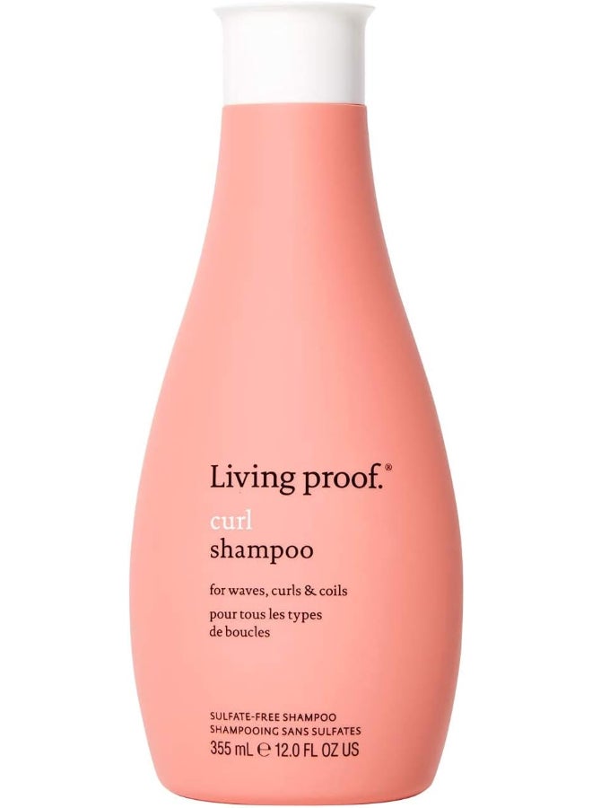 Gentle Curl Shampoo for Wavy & Curly Hair - Cleanses Without Stripping Natural Oils, Defines Curls & Fights Frizz (355 ml)