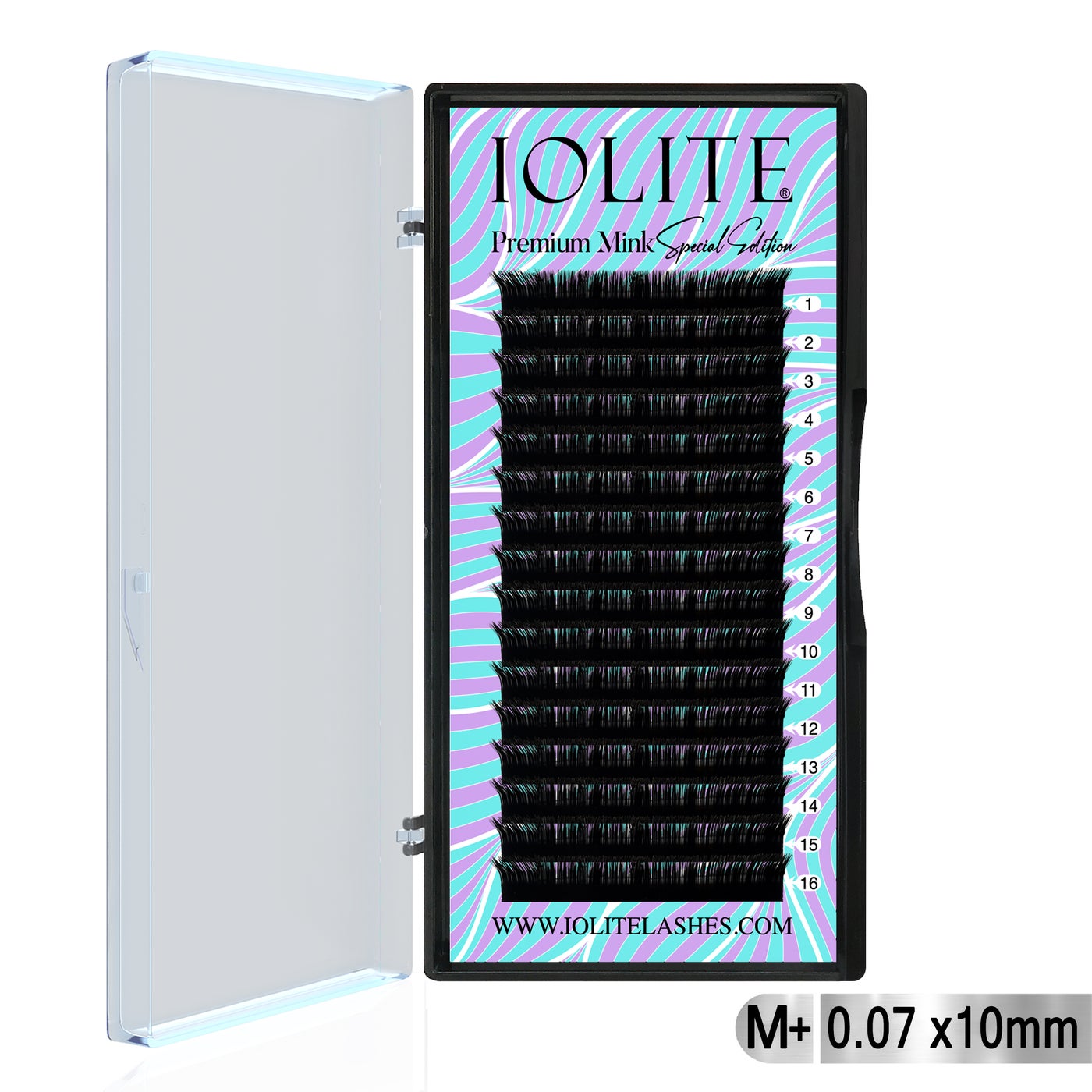 Premium Mink  False Eyelash Extension M+ Curl Individual Lashes.07T 6 to 15mm & Mix - 11MM