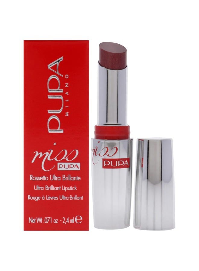 Milano Miss Milano Lipstick - Creamy, Ultra Pigmented Color For Lips - Nourishing Formula - Crystal-Effect Lipstick - Ultimate Boost Of Volume And Hydration - 603 Upper East Side - 0.071 OZ