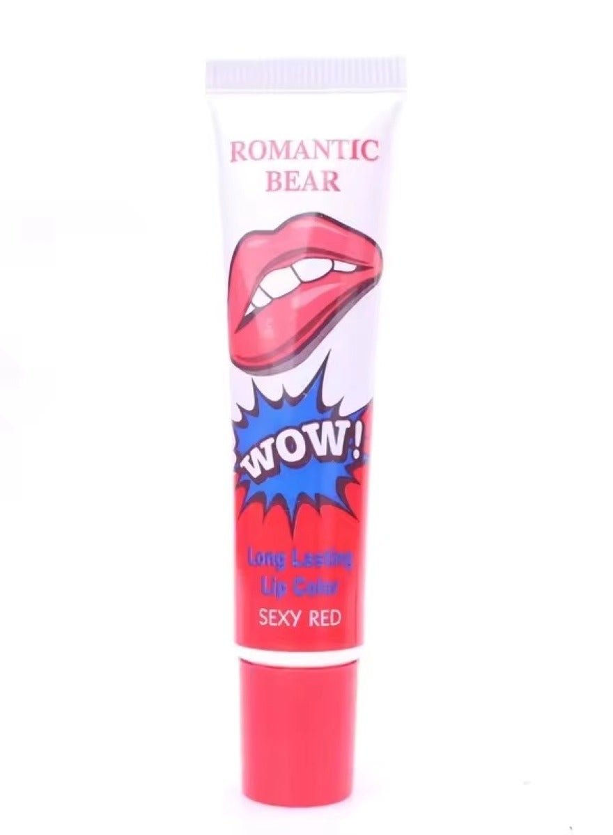 One Pcs Romantic Bear Wow Lipstick Tattoo Magic for Naturally Radiant Lips Assorted