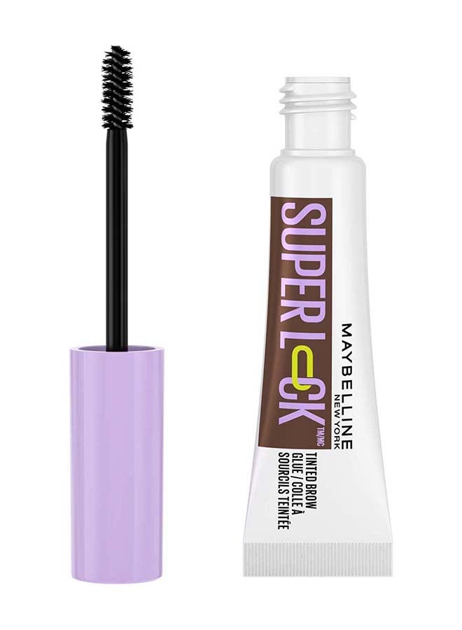 Super Lock Brow Glue Tinted Eyebrow Gel, 24HR Hold Long-Lasting Non-Sticky Waterproof, Flake-Proof, Transfer-Proof - Deep Brown - image 2