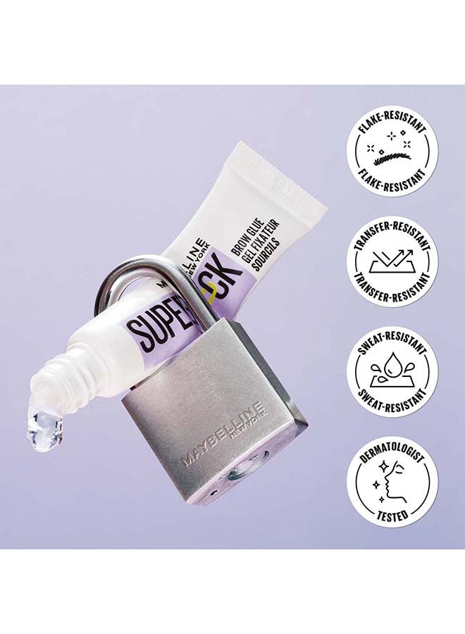 Super Lock Brow Glue Tinted Eyebrow Gel, 24HR Hold Long-Lasting Non-Sticky Waterproof, Flake-Proof, Transfer-Proof - Deep Brown - image 6