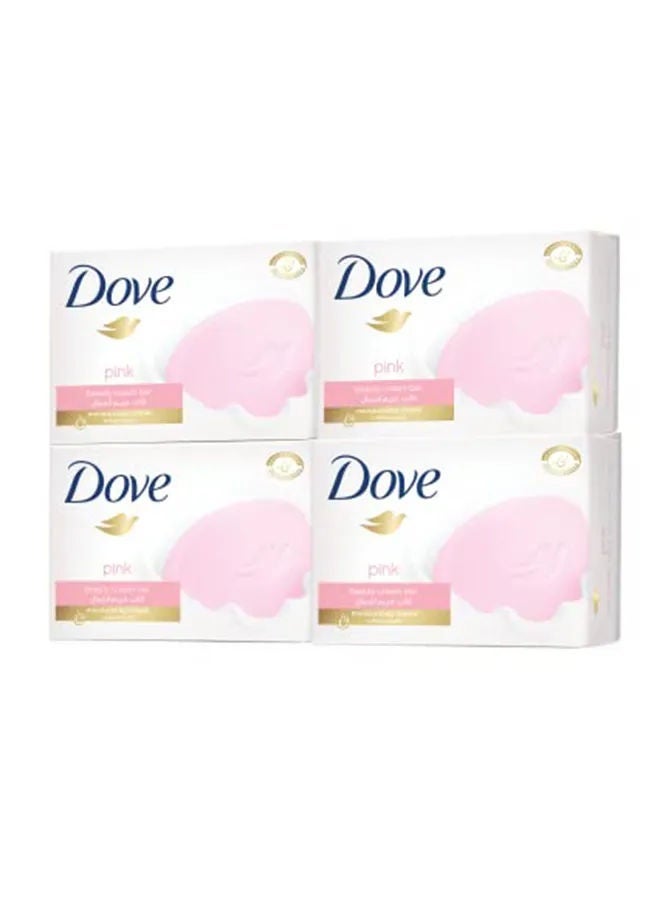 Beauty Cream Pink Bar, Pack Of 4, 4X125g