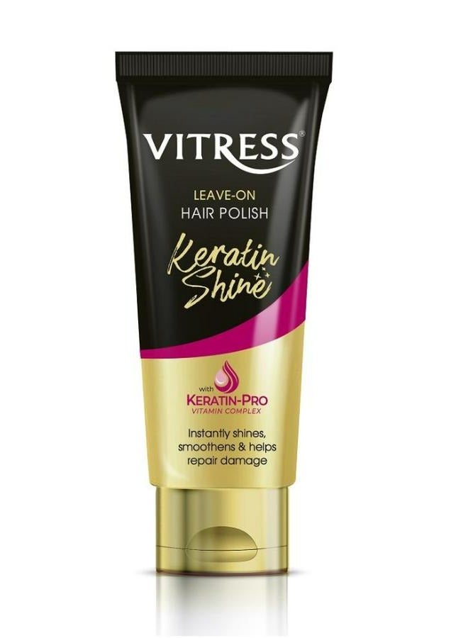 keratin Shine Leave On Hair Polish And Hair Serum
