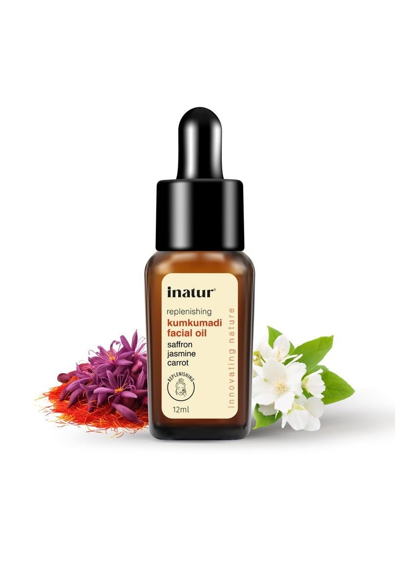 Kumkumadi Facial Oil, Ayurvedic Formulation, Organic, Anti-Ageing,12 ml