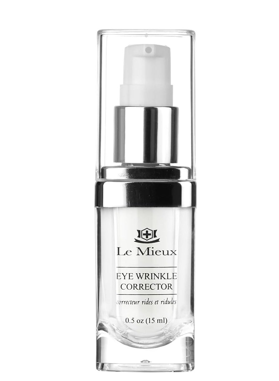 Le Mieux Eye Wrinkle Corrector Cream - Hyaluronic Acid Moisturizer for Eyes with 7 Potent Peptides & Amino Acids, Under Eye Corrector Cream (0.5 oz / 15 ml)