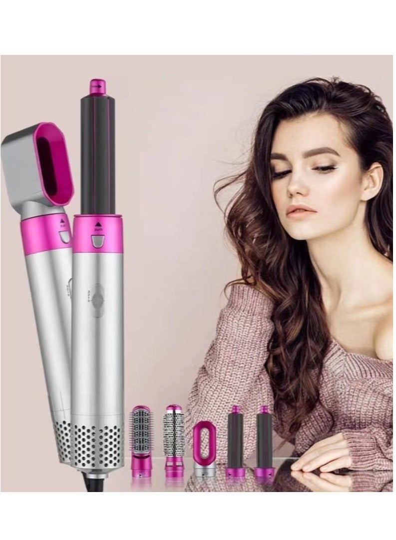Hair Dryer Brush 5 In 1 Hair Blower Brush Hot Air Styler Comb One Step Hairdryer Electric Blowing Hair Dryer Auto Curling Iron