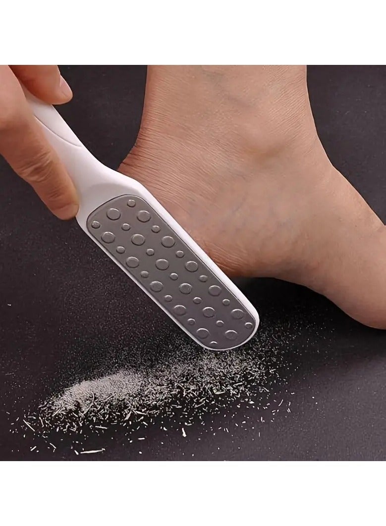 High Quality 304 Stainless Steel Foot File Double Sided Callus Remover For Dead Skin Professional Pedicure Tools Callous Scraper Sander Heel Filer