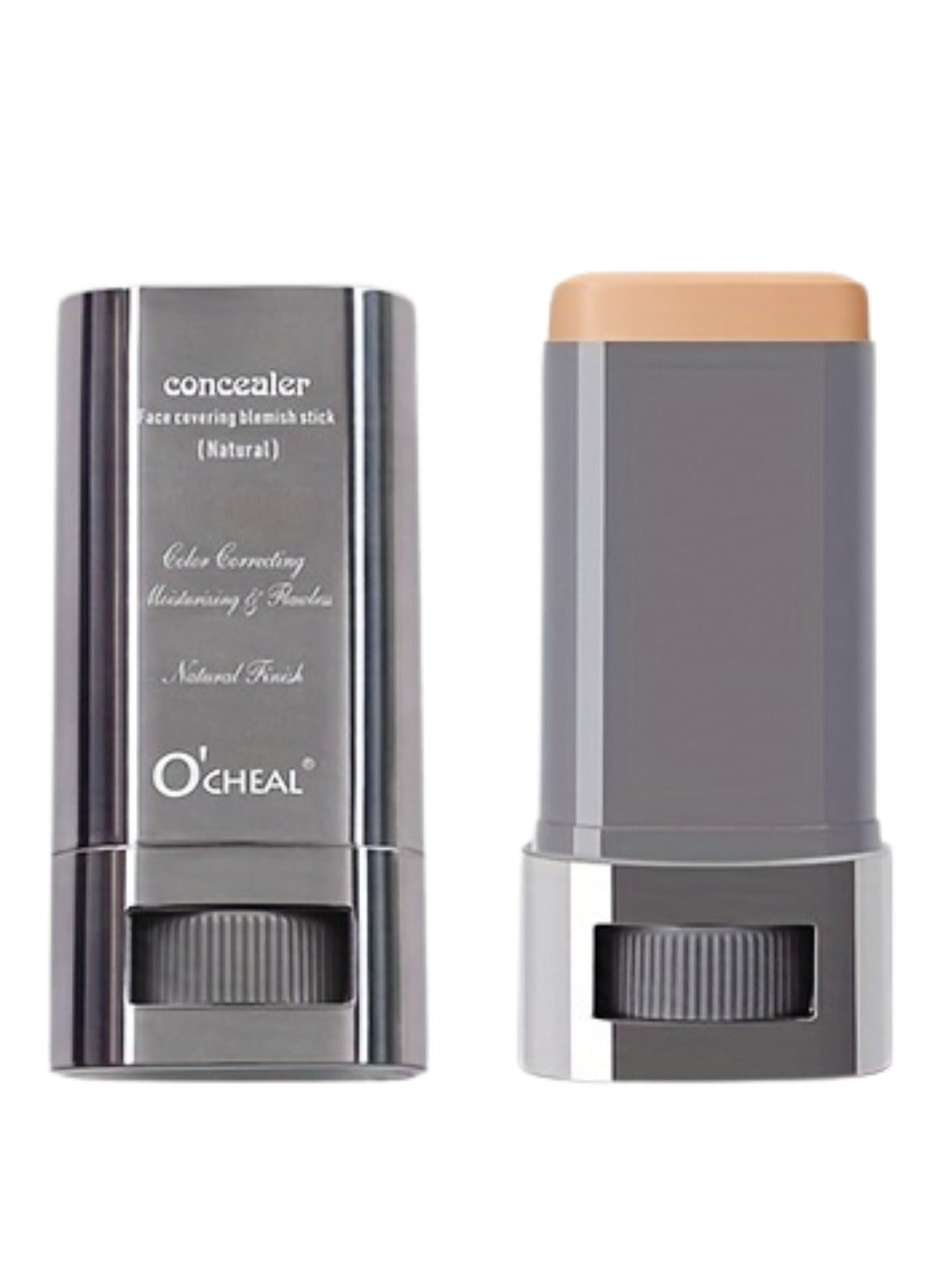 Concealer Face Covering Blemish Stick Natural Medium Coverage Concealer Durable Long lasting Moisturizing Lightweight Non Greasy Face Covering Blemish Concealer Natural 30g