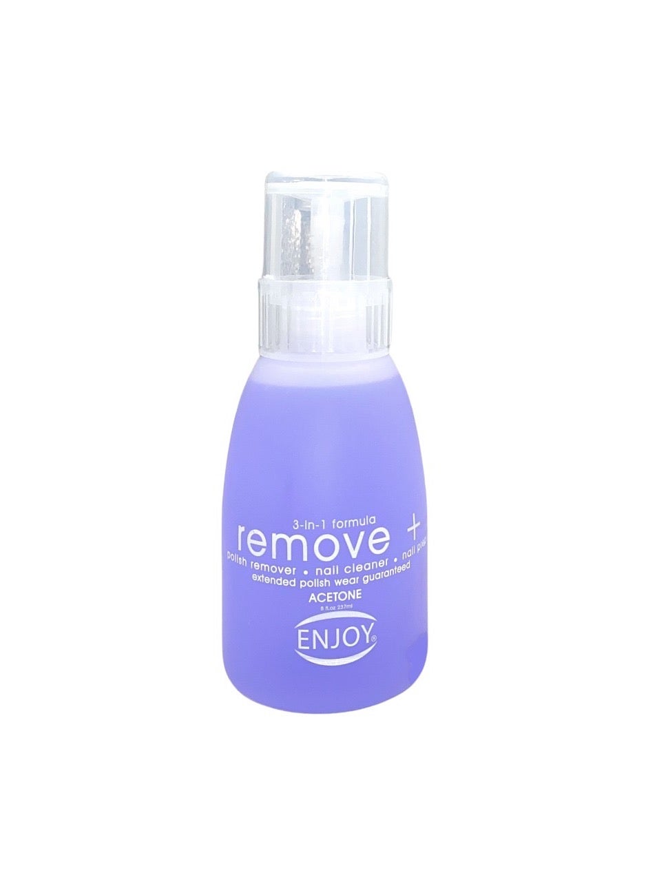 "Enjoy Nail Polish Remover Acetone – Quick & Effective Nail Cleanser, 237ml"