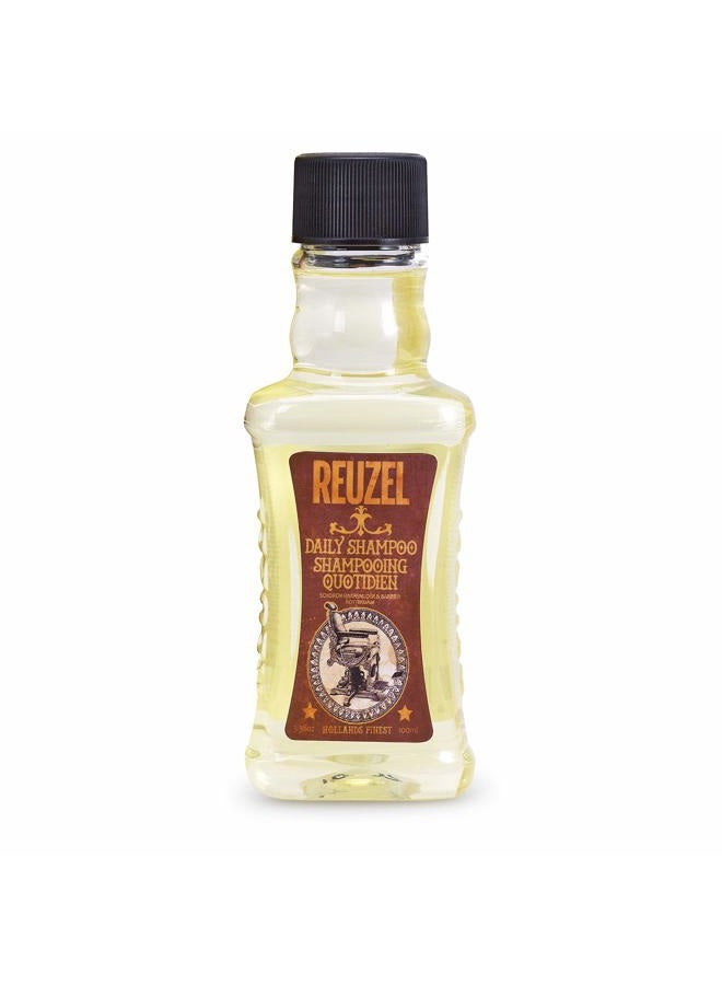 Reuzel Daily Shampoo, Cleanses Hair and Scalp, 3.38 oz