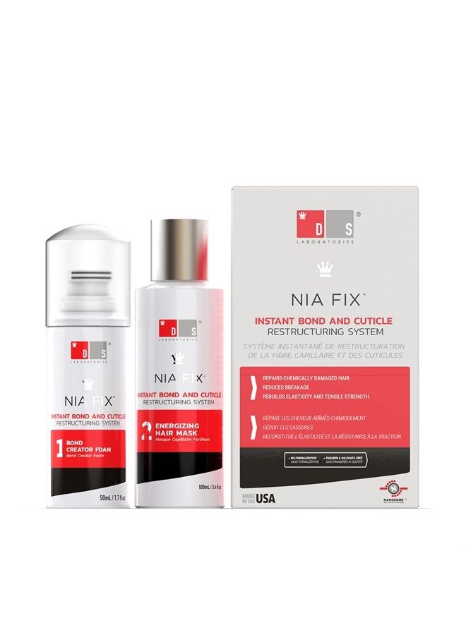 NIA Damaged Hair Treatment Split End Repair, Hair Repair Treatment for Damaged Hair, Hair Strengthening Treatment, Hair Bond Repair Treatment