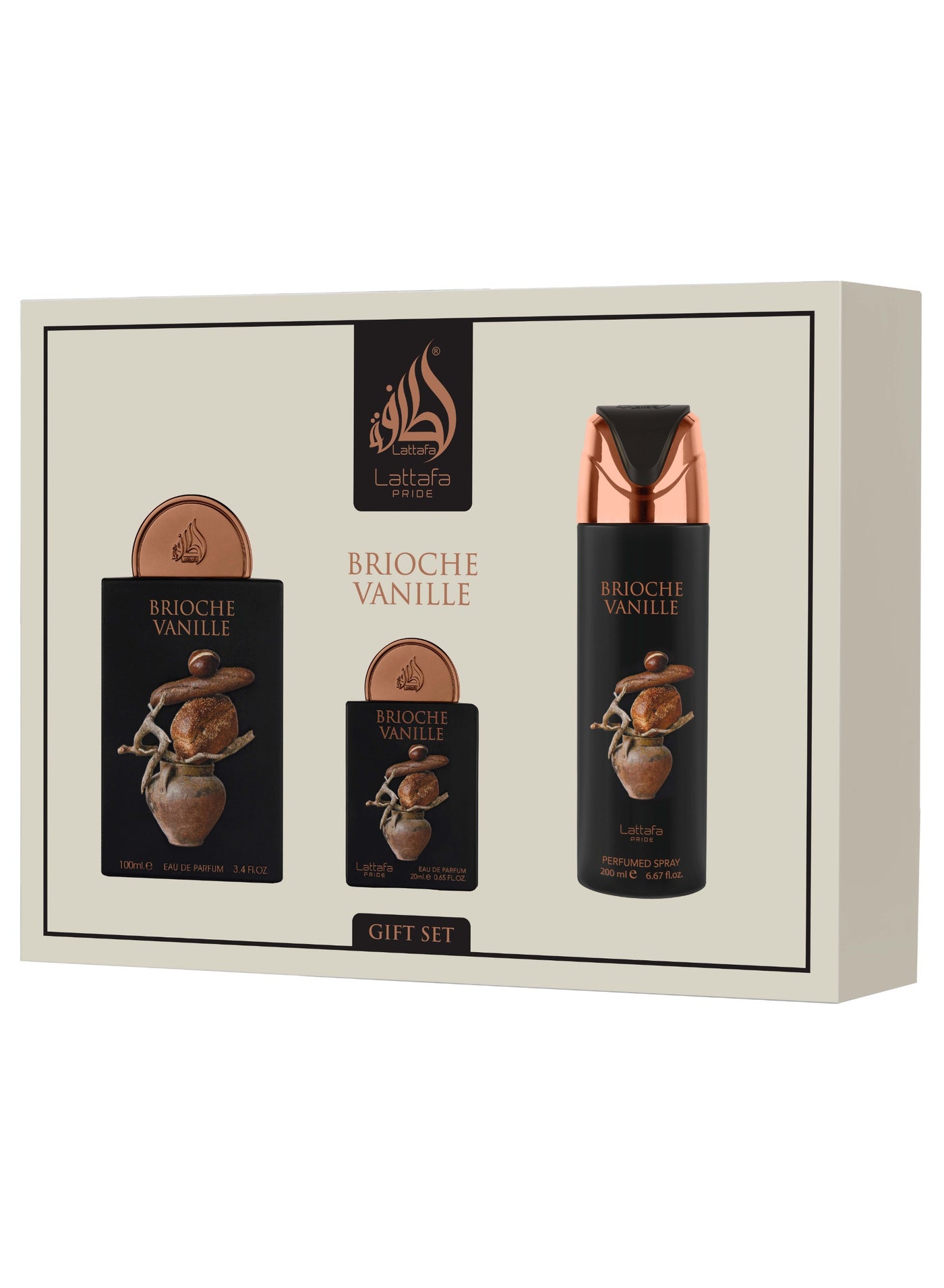 Lattafa Pride 3 Piece Giftset - Bricohe Vanille