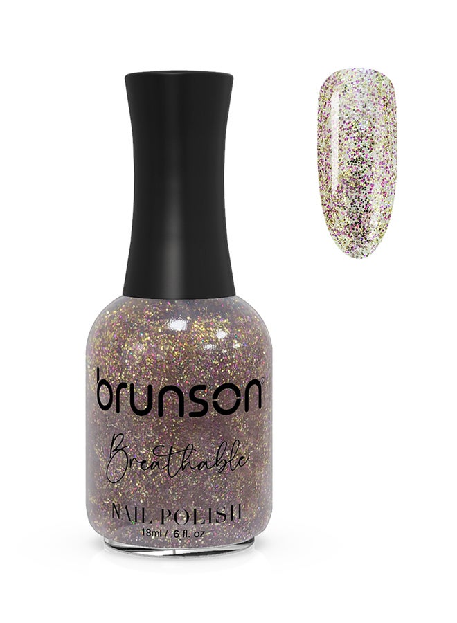 Breathable Nail Polish Halal nail polish Wudu friendly Quick-Dry Vegan long lasting but easy peel off   18ml BH253
