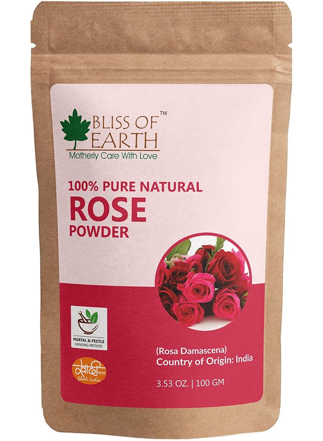 100 Percent Pure Natural Rose Petals Powder 100g Great for Face and Skin