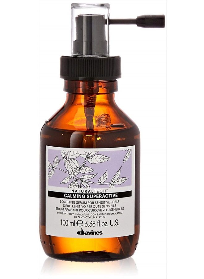 Naturaltech CALMING Superactive Soothing Serum, Irritation Relief For Sensitive Scalps, 3.38 Fl. Oz.