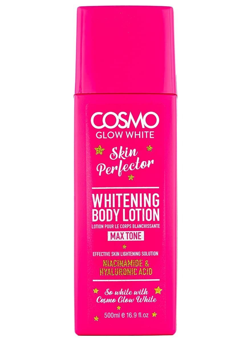 Cosmo Glow White Whitening Body Lotion 500ml, Skin Perfector, Effective Skin Lightening Solution, Skin Care, All Type Skin, For Men and Women