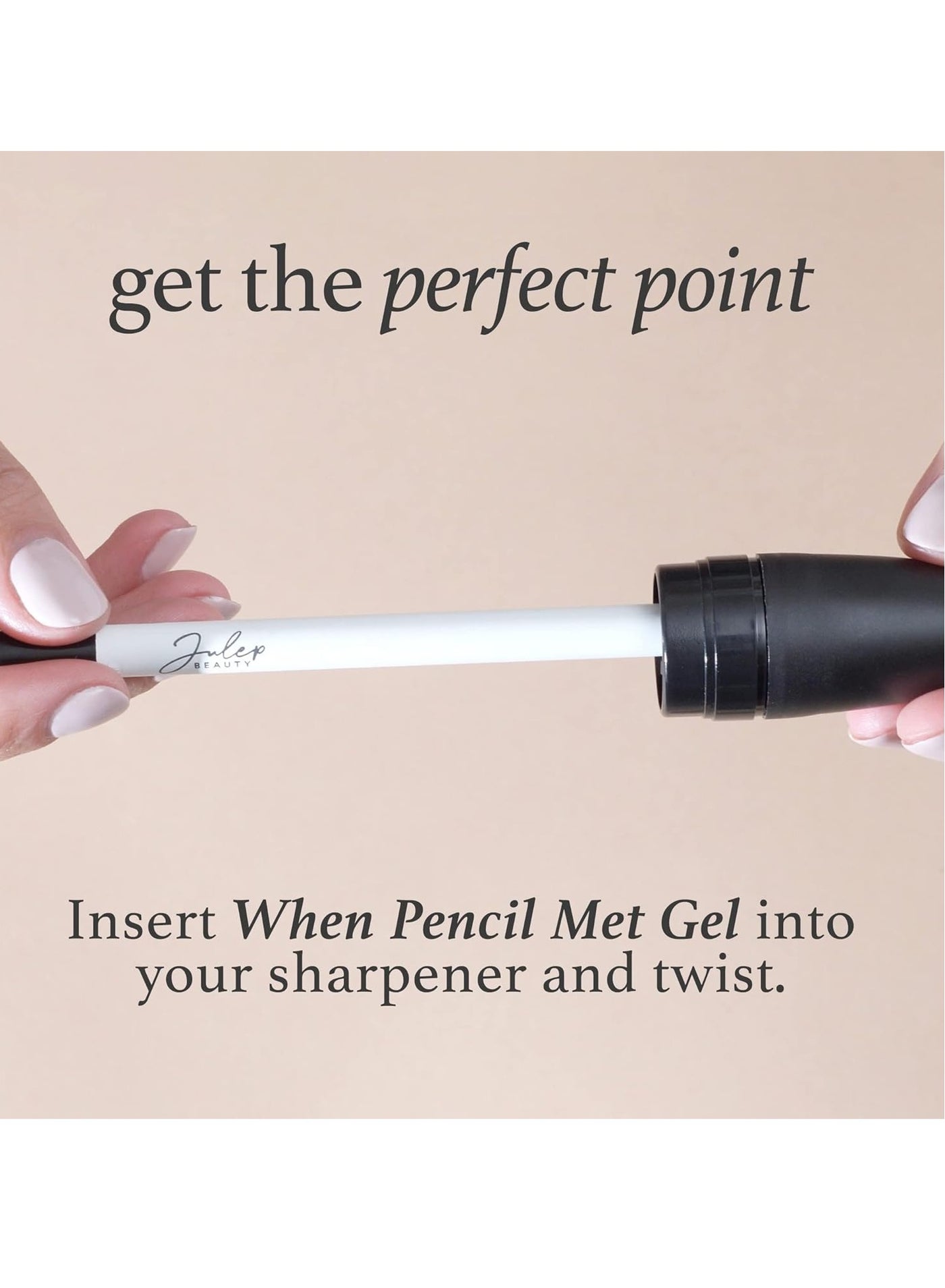 Julep When Pencil Met Gel Sharpenable Multi-Use Longwear Eyeliner Pencil - Blackest Black - Transfer-Proof - High Performance Liner