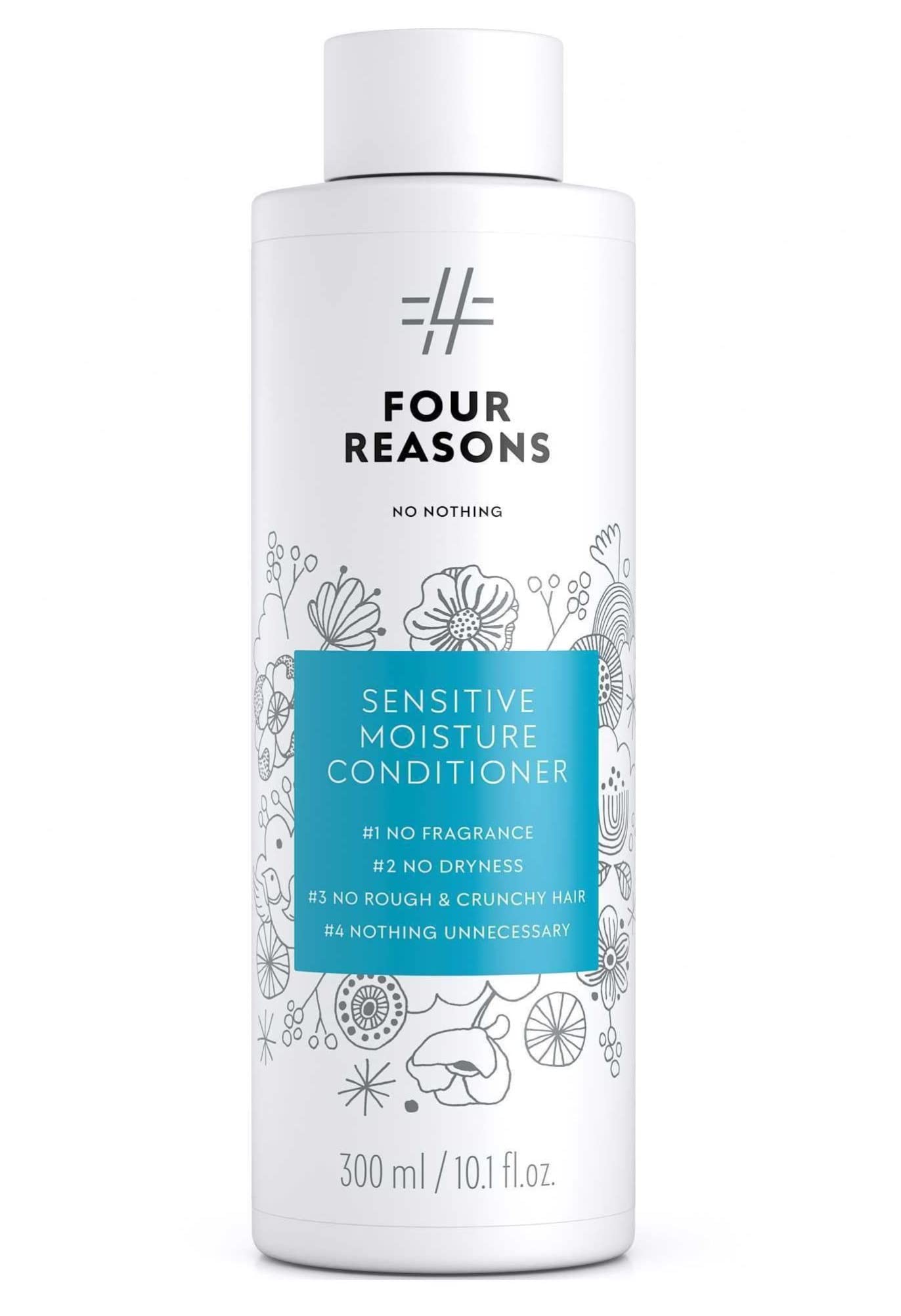 No nothing Sensitive Moisture Conditioner - Fragrance Free for Dry Hair - Hypoallergenic, Unscented Moisturizing Conditioner for Sensitive Scalp and Skin - Paraben Free, Vegan â€“ 10.15 oz