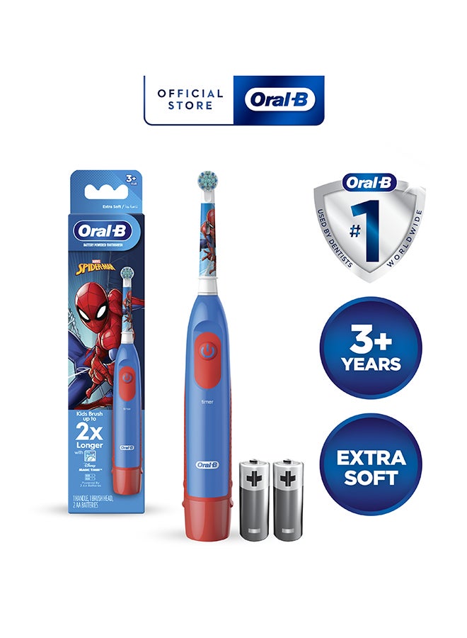 Kids Rechargeable Electric Toothbrush, Marvel Spiderman, 3+ Years, 1 Count - image 3