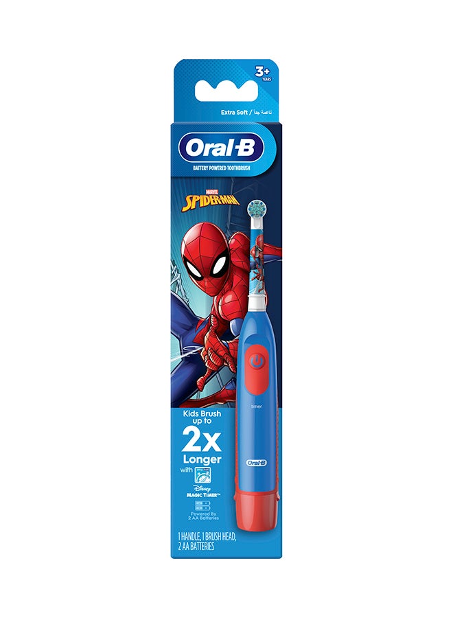 Kids Rechargeable Electric Toothbrush, Marvel Spiderman, 3+ Years, 1 Count