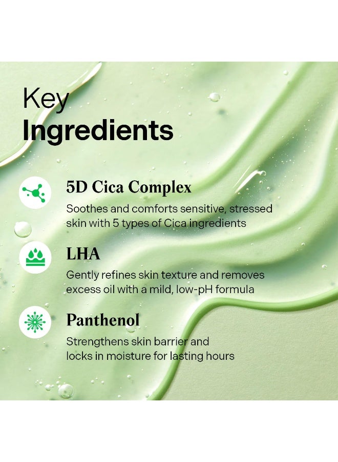 Balanceful Cleansing Gel 200Ml | Low Ph & Lha Exfoliant Face Wash With 5D Cica Complex | For Sensitive, Oily & Acne-Prone Skin, 6.76 Fl Oz - image 4
