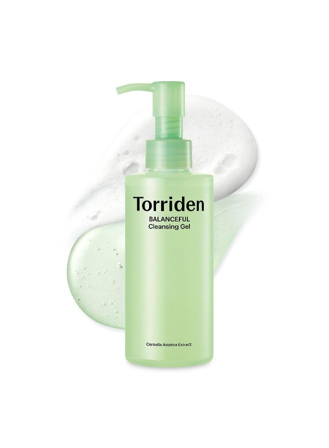 Balanceful Cleansing Gel 200Ml | Low Ph & Lha Exfoliant Face Wash With 5D Cica Complex | For Sensitive, Oily & Acne-Prone Skin, 6.76 Fl Oz