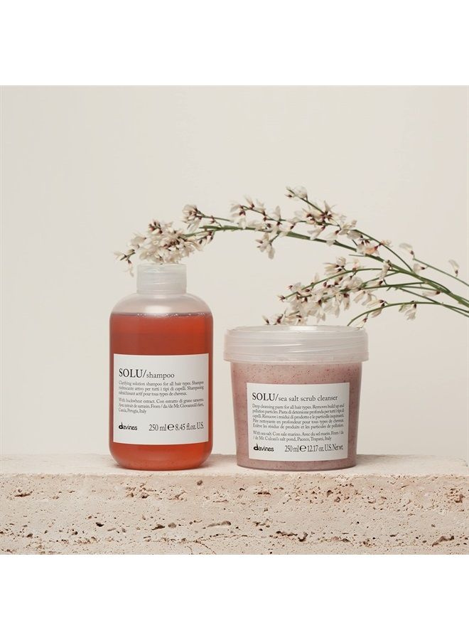 Solu Sea Salt Scrub Cleanser, 8.45 Fl Oz