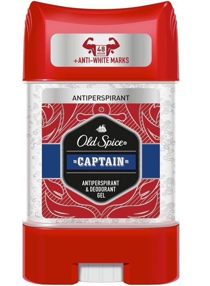 Old Spice Captain Anti-perspirant & Deodorant Clear Gel Stick 70ml