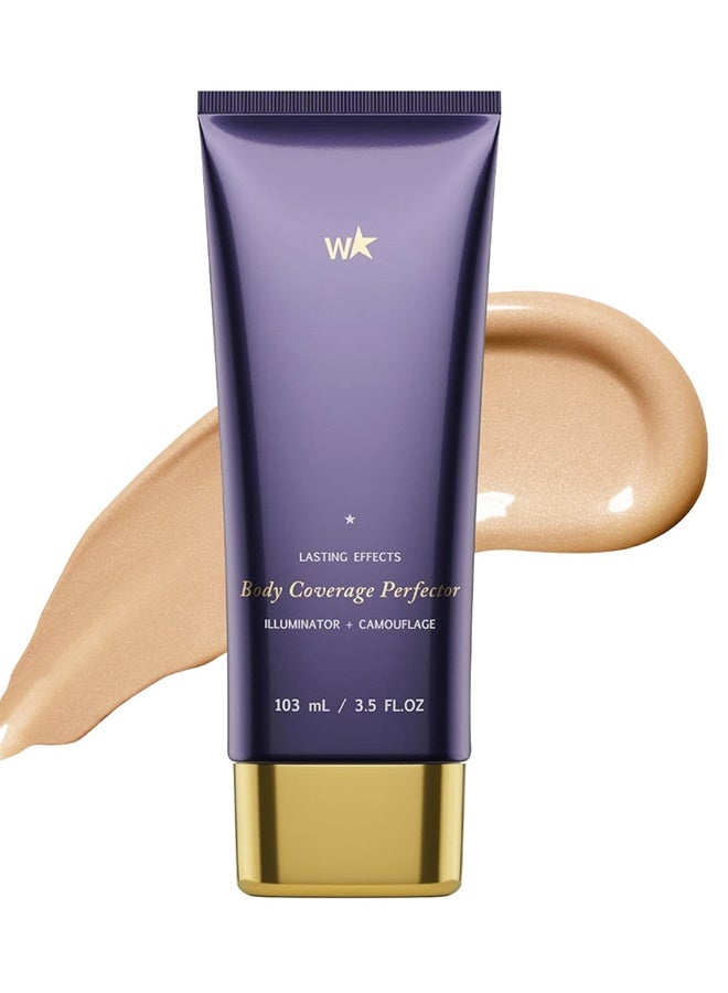 Body Coverage Perfector, ，Tattoo Cover Up Makeup, 103ml (Natural Radiance)