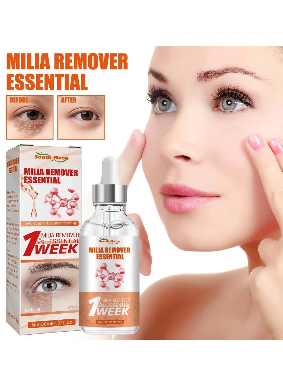Quick Milia Remover, Milia Remover Essential, Fade Fine Lines, Eye Essence with Fine Line Fade, Milia Spot Treatment for Eye, Lift and Tighten the Eye Essence