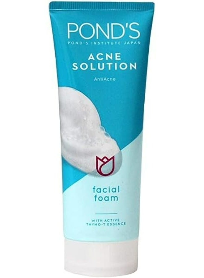 Acne Solution Anti-Ance Antiacne Facial Foam Blue 50 g