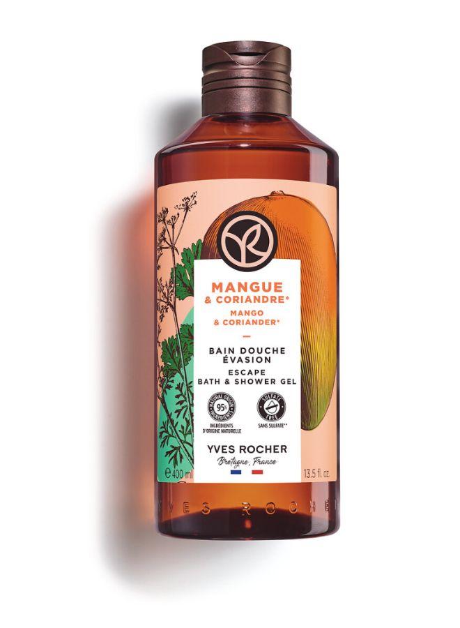 BATH AND SHOWER GEL MANGO CORIANDER 400 ML BOTTLE