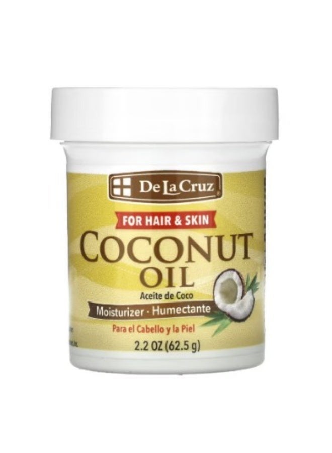 De La Cruz, Coconut Oil, For Hair & Skin Moisturizer - 62.5g
