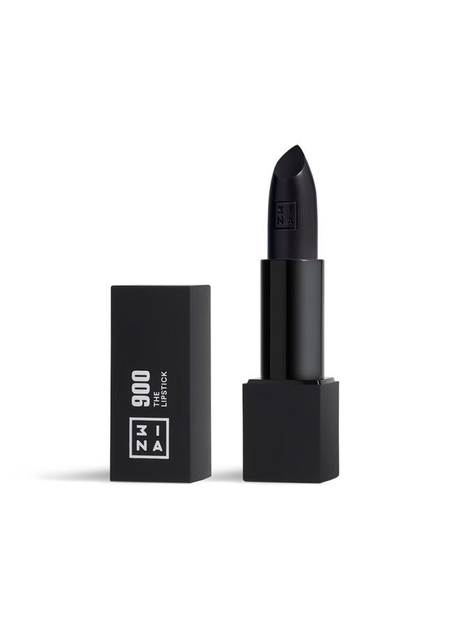 The Lipstick 900 Panther Black - Long Lasting, Smudge Proof, Matte Lipstick for Women and Men - Vegan, Cruelty Free Formula - Waterproof, Moisturizing, Hydrating - 0.11 oz