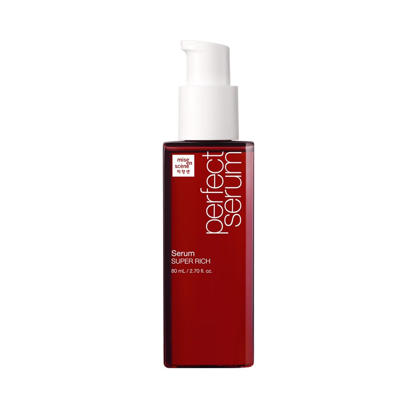 Mise En Scene Perfect Super Rich Serum with Argan oils - Hair Essence for High Nutrition Intensive Care, Korean Hair Oil, 2.70 fl. Oz