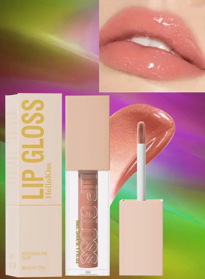 Ultra Glossy Lip Gloss Moisturizing Plump Moist Soft Lip Lifter Gloss Light Fine Texture Lipstick Lip Color Lip Oil Lip Gloss Plumper Volumizing lip Makeup Lip Gloss Oil 09